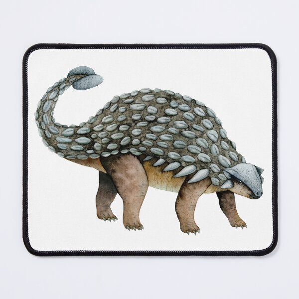 Item preview, Watercolor Dinosaur Ankylosaurs watercolor drawing in detailed realistic style designed and sold by Elena Malgina.