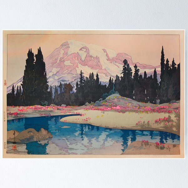 Item preview, Hiroshi Yoshida Mt. Rainier (1925). designed and sold by outdoorway.