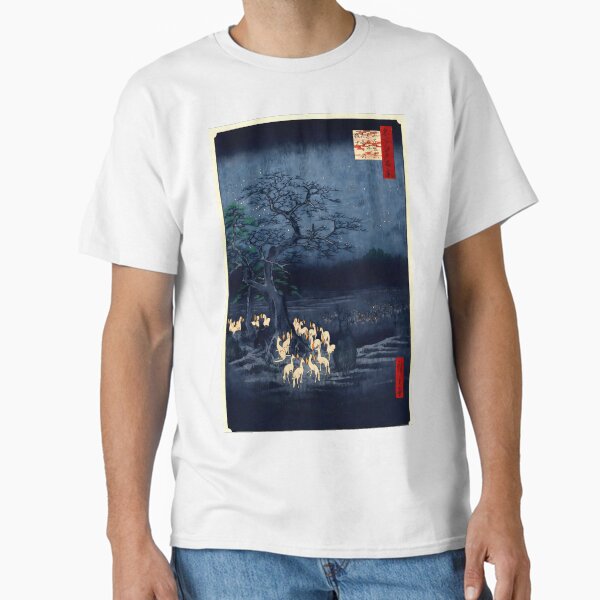 Item preview, Hiroshige New Year's Eve foxfires Views of Edo designed and sold by outdoorway.