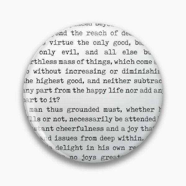 Item preview, No Joy Greater Than Inner Joy - Seneca Poem - Literature - Typewriter Print designed and sold by Studio Grafiikka.