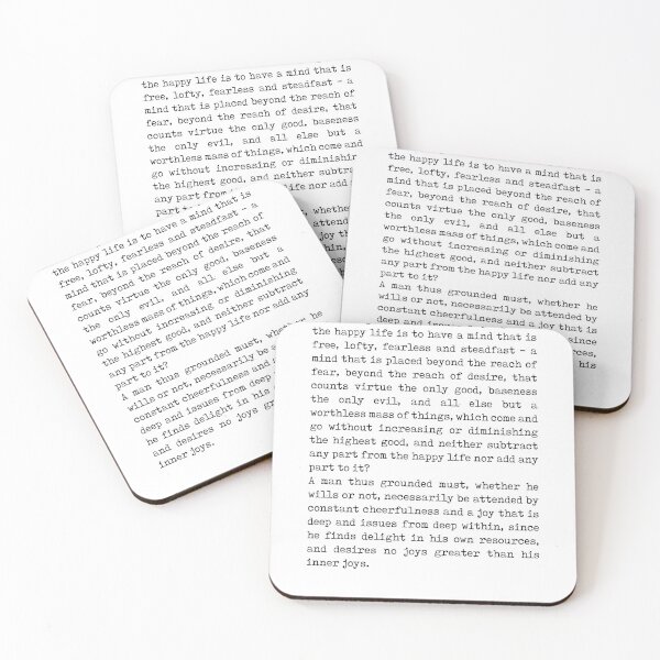Item preview, No Joy Greater Than Inner Joy - Seneca Poem - Literature - Typewriter Print designed and sold by Studio Grafiikka.