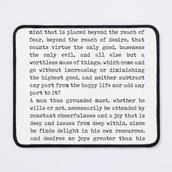 Item preview, No Joy Greater Than Inner Joy - Seneca Poem - Literature - Typewriter Print designed and sold by Studio Grafiikka.