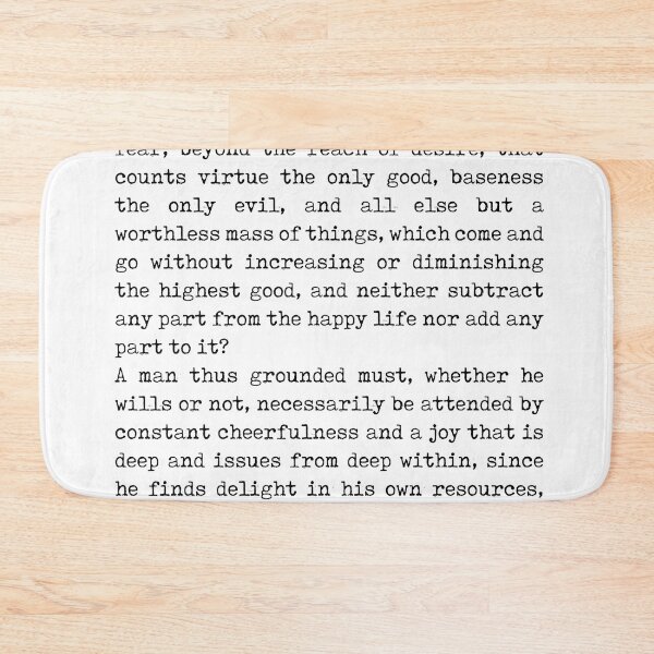 Item preview, No Joy Greater Than Inner Joy - Seneca Poem - Literature - Typewriter Print designed and sold by Studio Grafiikka.
