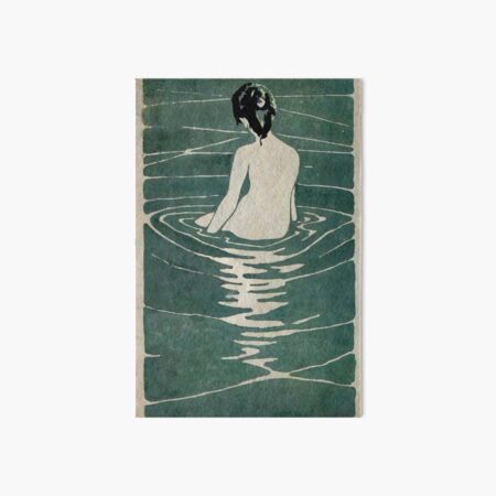 Item preview, Ichijo Narumi Female Nude Seated in Water (1906) designed and sold by outdoorway.