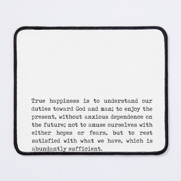 Item preview, True Happiness - Seneca Quote - Literature - Typewriter Print designed and sold by Studio Grafiikka.