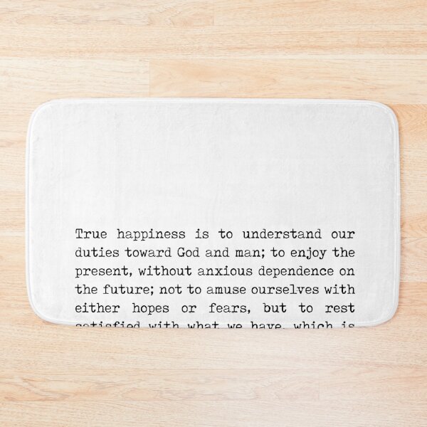 Item preview, True Happiness - Seneca Quote - Literature - Typewriter Print designed and sold by Studio Grafiikka.