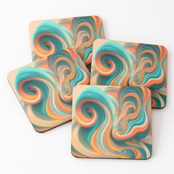 Item preview, Retro Colorful Swirl Pattern designed and sold by Tamas Das.