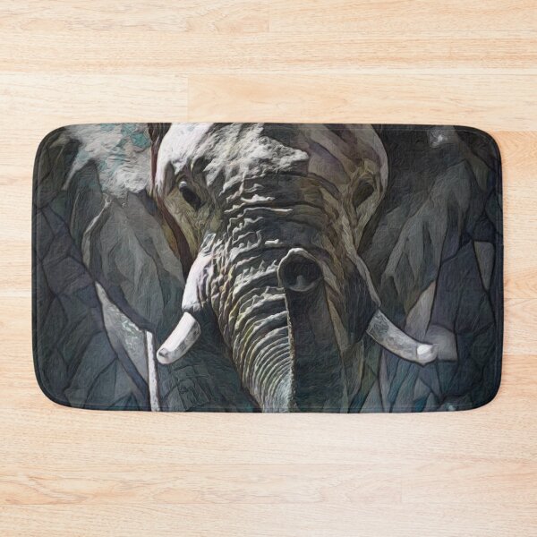 Item preview, Elephant Out Of Stone Abstract Digital Art Design designed and sold by Heathermarie321.