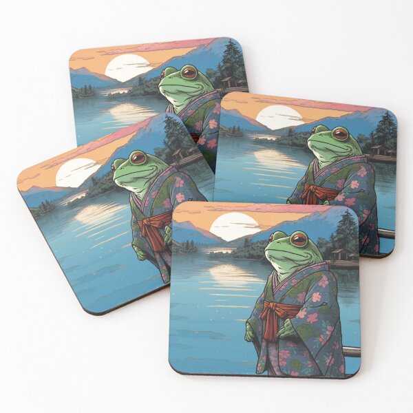 Item preview, Frog Wearing a Kimono  designed and sold by SpikyCactus.