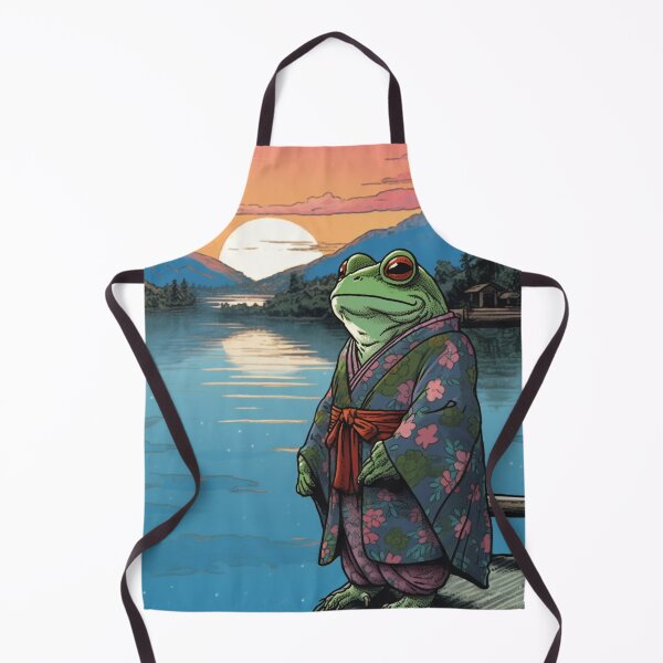 Item preview, Frog Wearing a Kimono designed and sold by SpikyCactus.