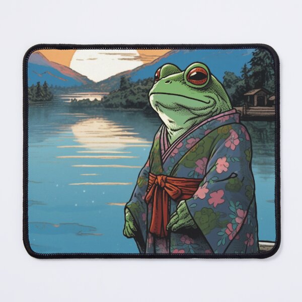 Item preview, Frog Wearing a Kimono  designed and sold by SpikyCactus.