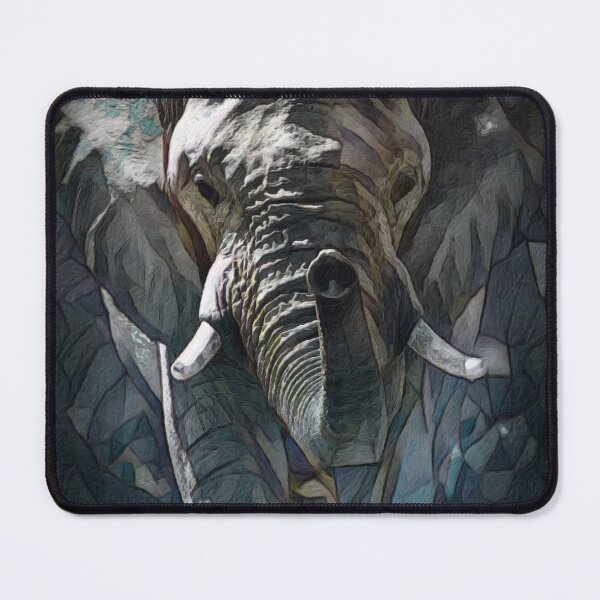 Item preview, Elephant Out Of Stone Abstract Digital Art Design designed and sold by Heathermarie321.