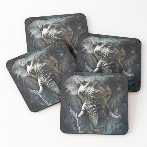 Item preview, Elephant Out Of Stone Abstract Digital Art Design designed and sold by Heathermarie321.