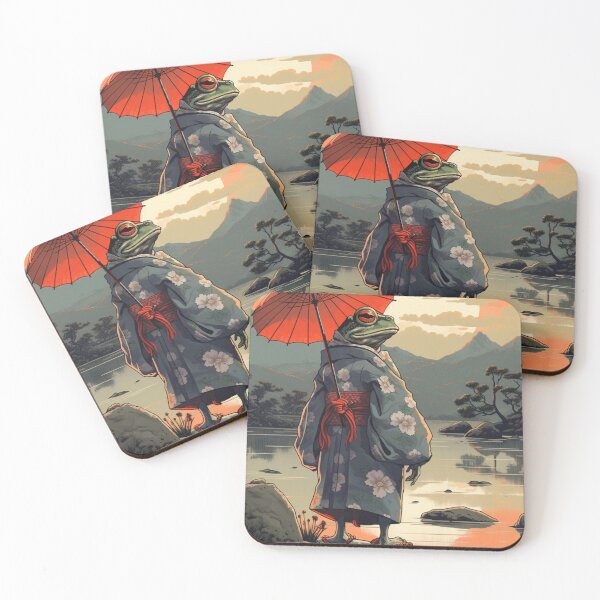 Item preview, Frog Wearing a Kimono designed and sold by SpikyCactus.