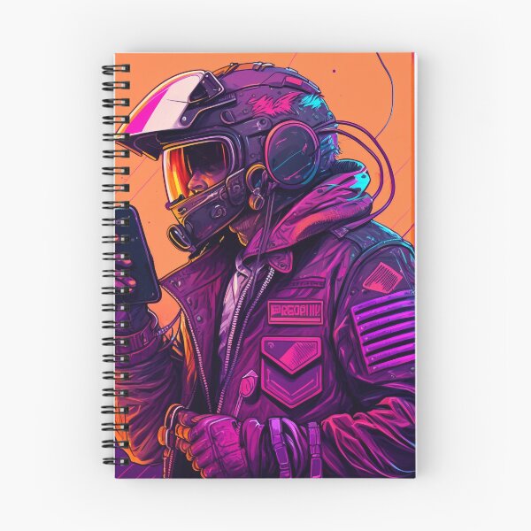 Item preview, Synthwave Radio Biker designed and sold by MetroEnvision.