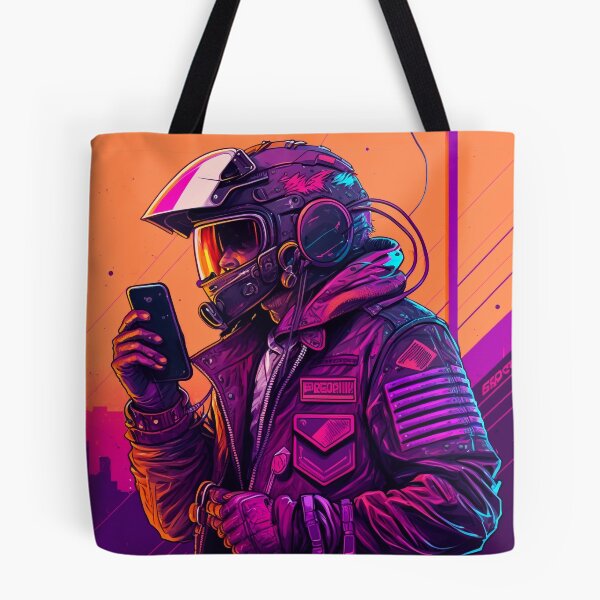 Item preview, Synthwave Radio Biker designed and sold by MetroEnvision.