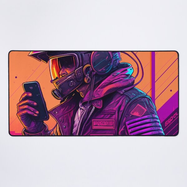 Item preview, Synthwave Radio Biker designed and sold by MetroEnvision.