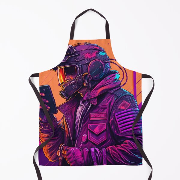 Item preview, Synthwave Radio Biker designed and sold by MetroEnvision.