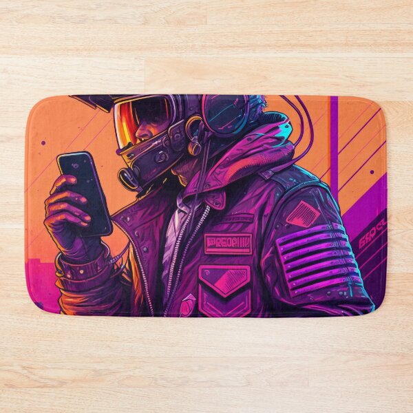 Item preview, Synthwave Radio Biker designed and sold by MetroEnvision.
