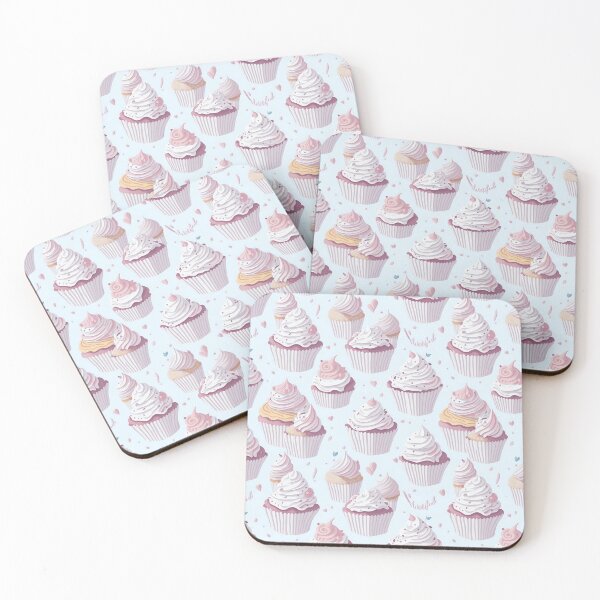 Item preview, cream and cupcake seamless pattern designed and sold by Pride-Casuals.