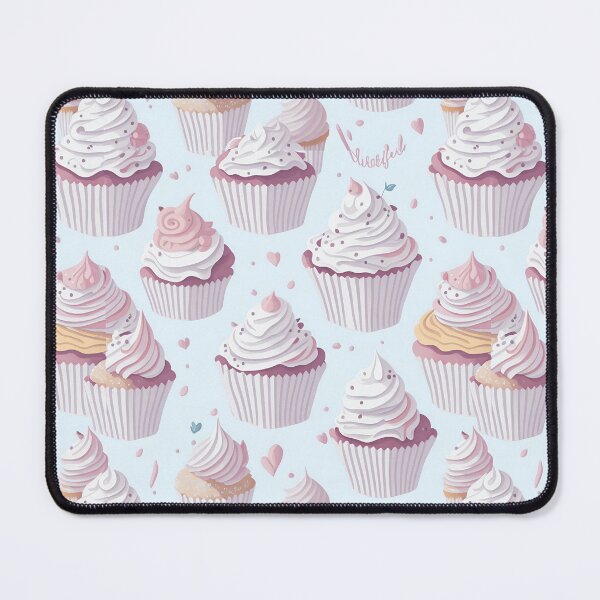 Item preview, cream and cupcake seamless pattern designed and sold by Pride-Casuals.