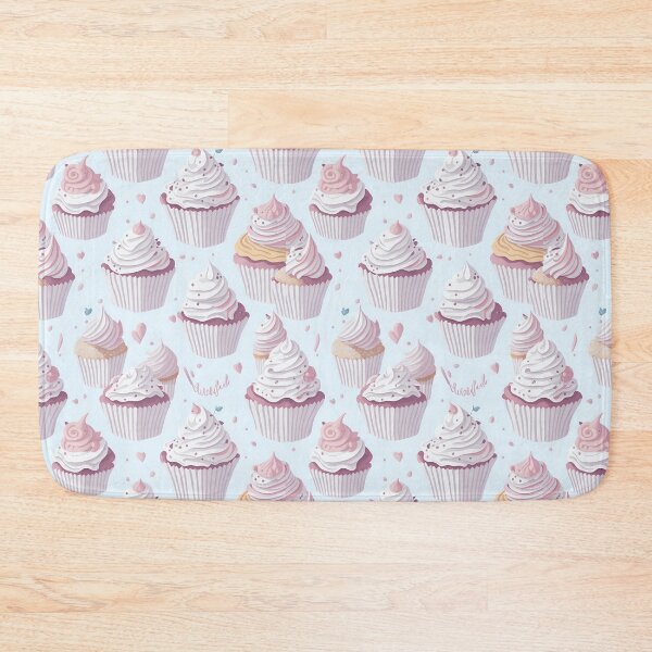 Item preview, cream and cupcake seamless pattern designed and sold by Pride-Casuals.
