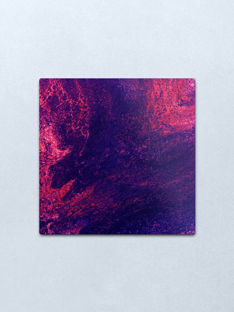 Alternate view of Volcanic - An Abstract Piece Metal Print