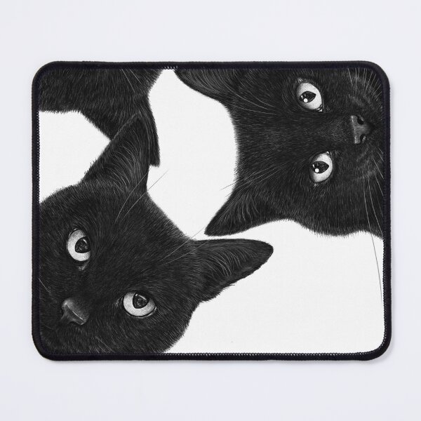 Item preview, Three black cats in a circle designed and sold by Valeriya Korenkova Kodamorkovkart.