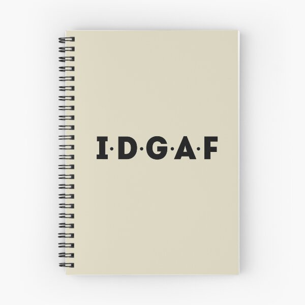 Aperçu de l'œuvre IDGAF créée et vendue par litabolero.