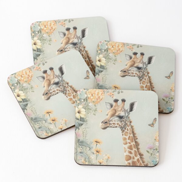 Item preview, Charming garden with cute giraffe designed and sold by iDezine GD.