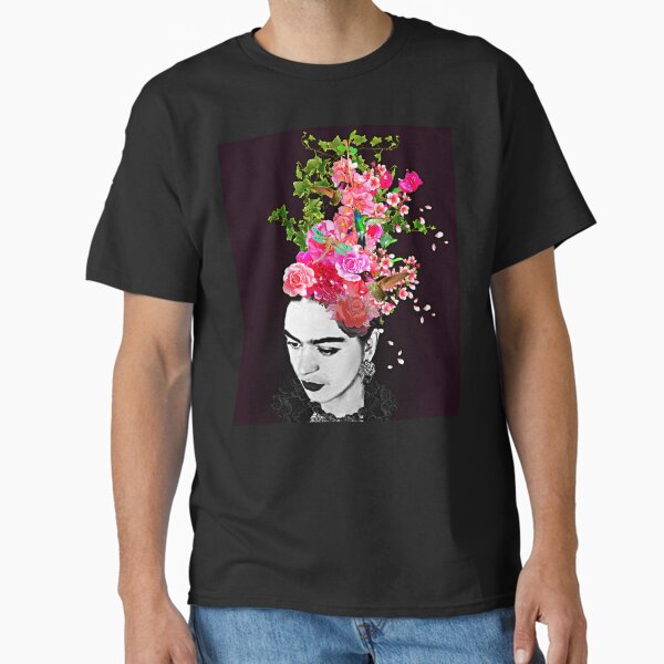 Item preview, Frida with Hummingbird and Dragonfly designed and sold by FridaArtGallery.