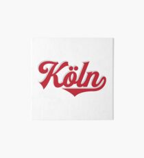 Köln - Cologne - Germany - Vintage Sports Typography Art Board