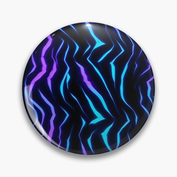 Item preview, Purple and Blue neon tiger Stripes designed and sold by impiousimp.