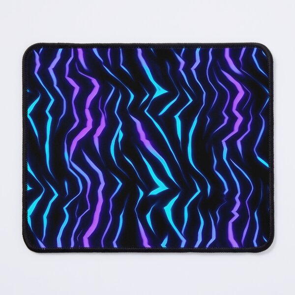 Item preview, Purple and Blue neon tiger Stripes designed and sold by impiousimp.