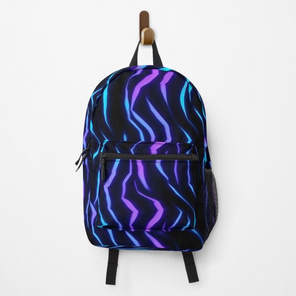 Item preview, Purple and Blue neon tiger Stripes designed and sold by impiousimp.