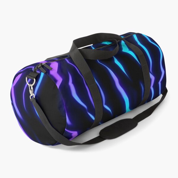 Item preview, Purple and Blue neon tiger Stripes designed and sold by impiousimp.