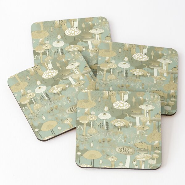 Item preview, Whimsical mushrooms designed and sold by baheeya.