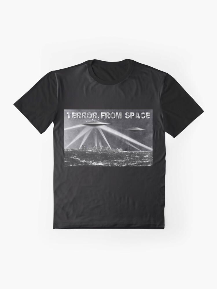 Alternate view of Terror From Space Graphic T-Shirt
