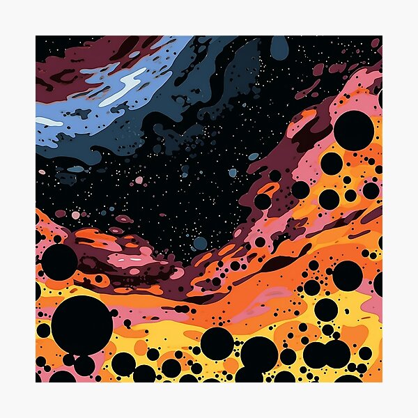 Cosmic Krackle Photographic Print