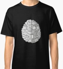 Brain Art and Sience Black and White Classic T-Shirt