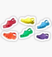 CROCS ON CROCS ON CROCS- Pack of 6 Croc Stickers Sticker