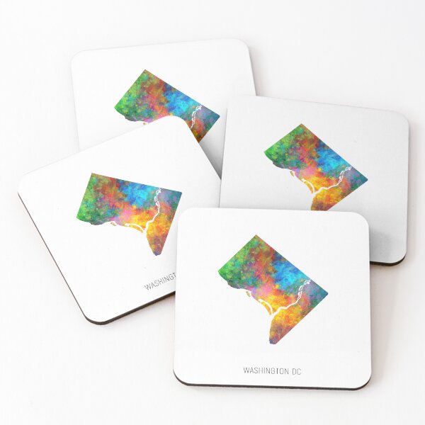 Item preview, Washington DC Watercolor Map designed and sold by ArtPrints.