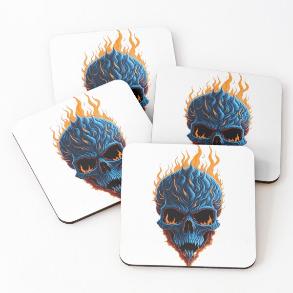 Item preview, Skull in fire designed and sold by Fusion  Art.