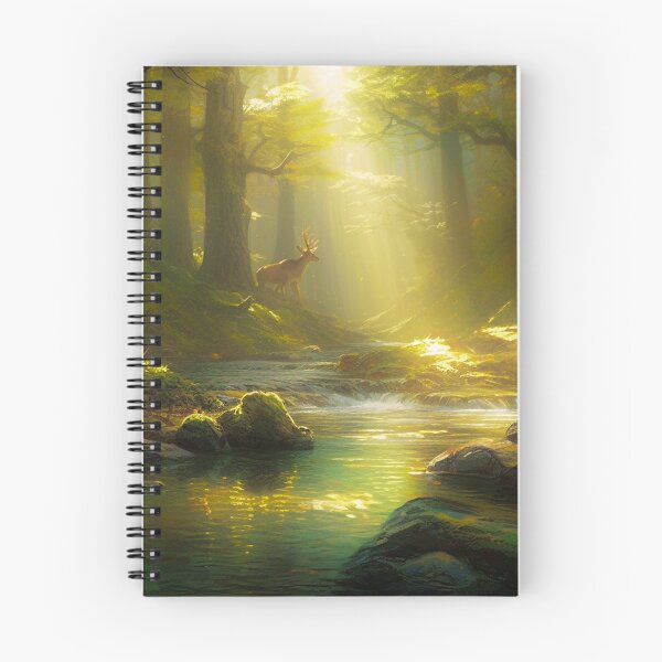 Item preview, Nature Wall Art - Magical Forest Clearing designed and sold by letsgetinspired.