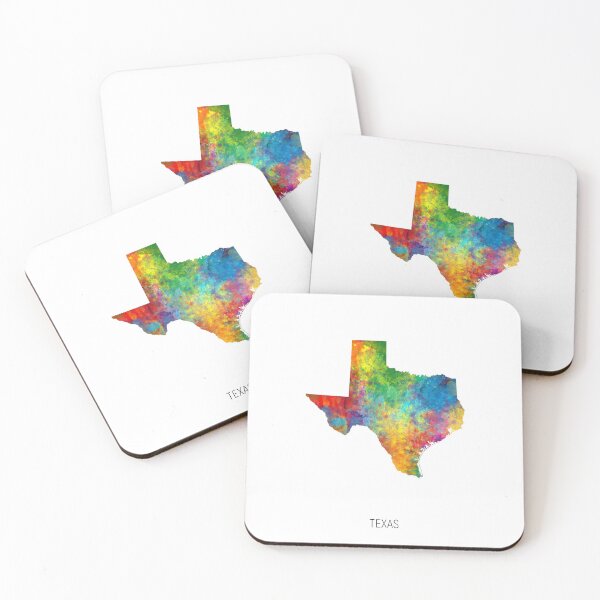 Item preview, Texas Watercolor Map designed and sold by ArtPrints.