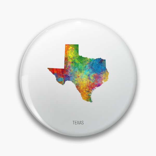 Item preview, Texas Watercolor Map designed and sold by ArtPrints.