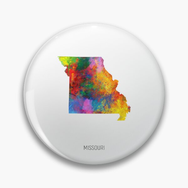 Item preview, Missouri Watercolor Map designed and sold by ArtPrints.