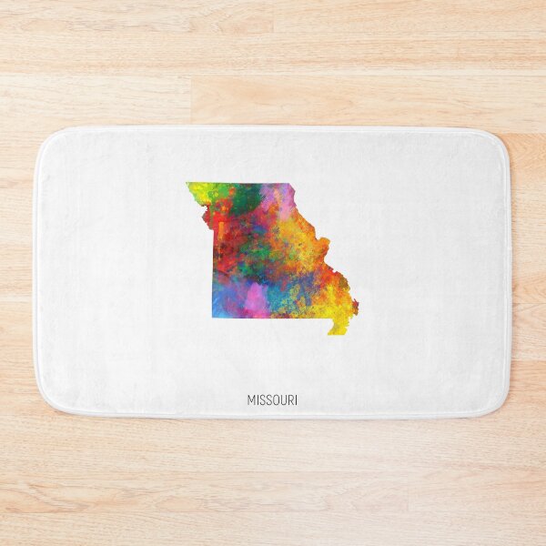 Item preview, Missouri Watercolor Map designed and sold by ArtPrints.
