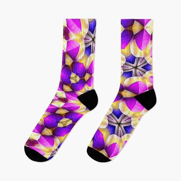 Item preview, Purple Yellow Flower Pattern designed and sold by Patternflower.