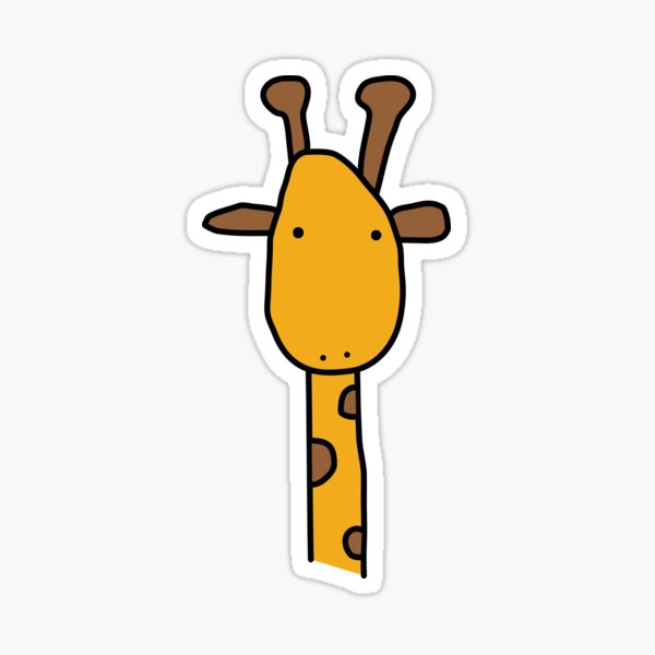Reach New Heights with Ingabritt the Giraffe Sticker